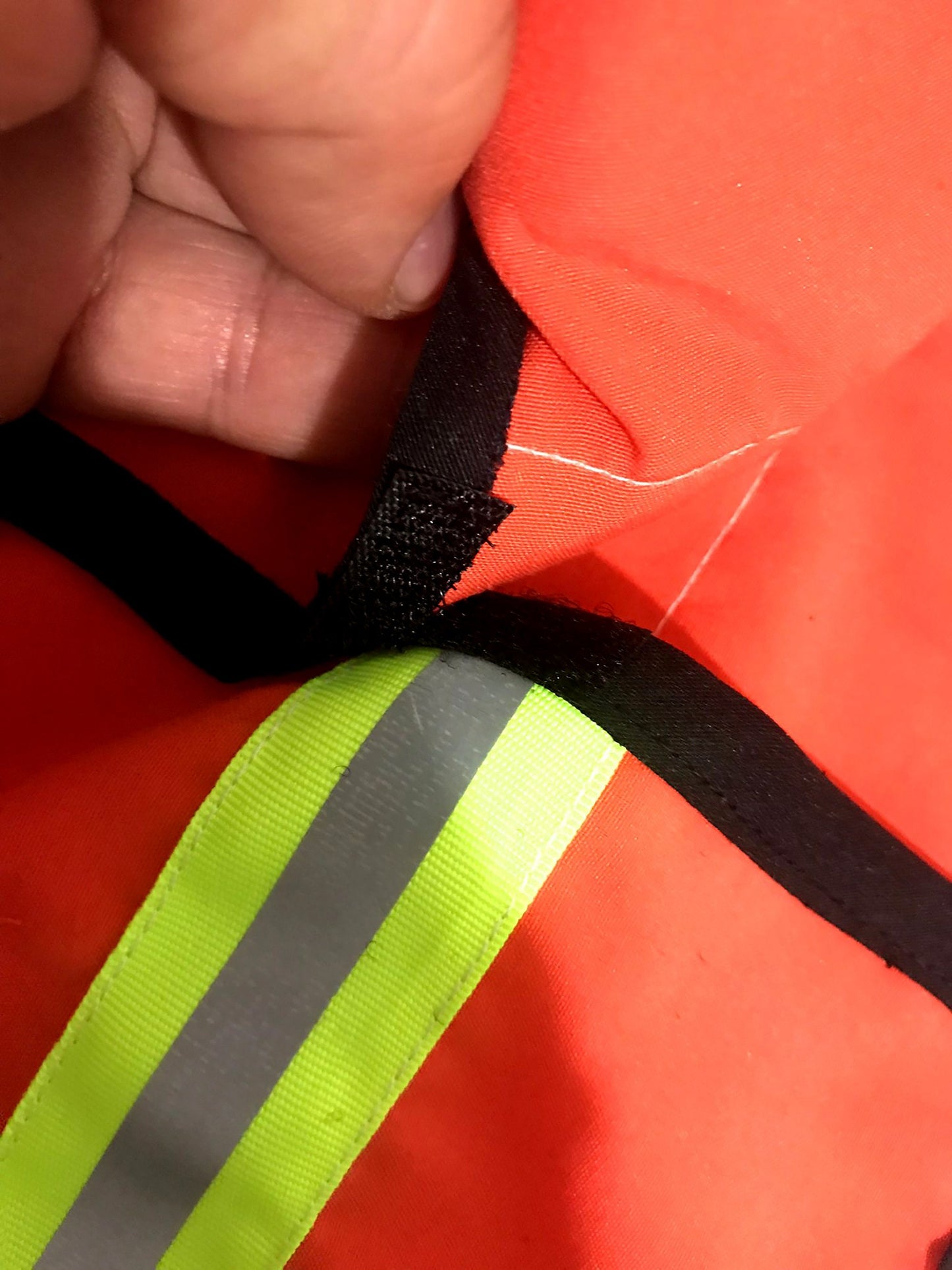 Custom Construction Safety Vest for Kids — model photo