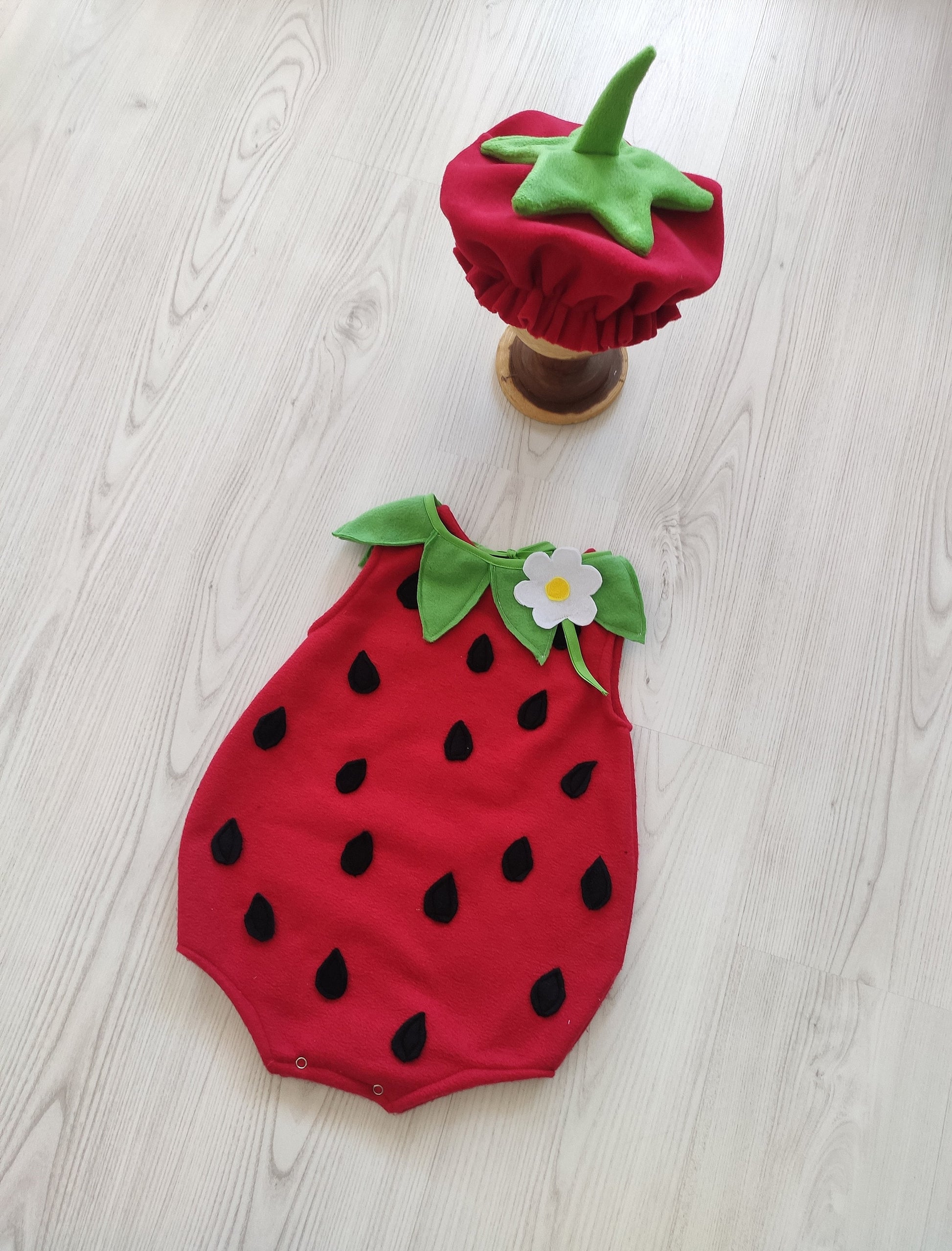 Baby Strawberry Costume Dress — color options