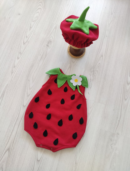 Baby Strawberry Costume Dress — color options