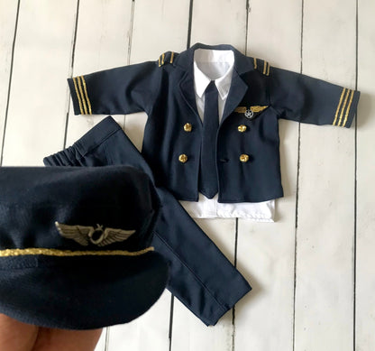 Kids Captain Pilot Uniform — color options