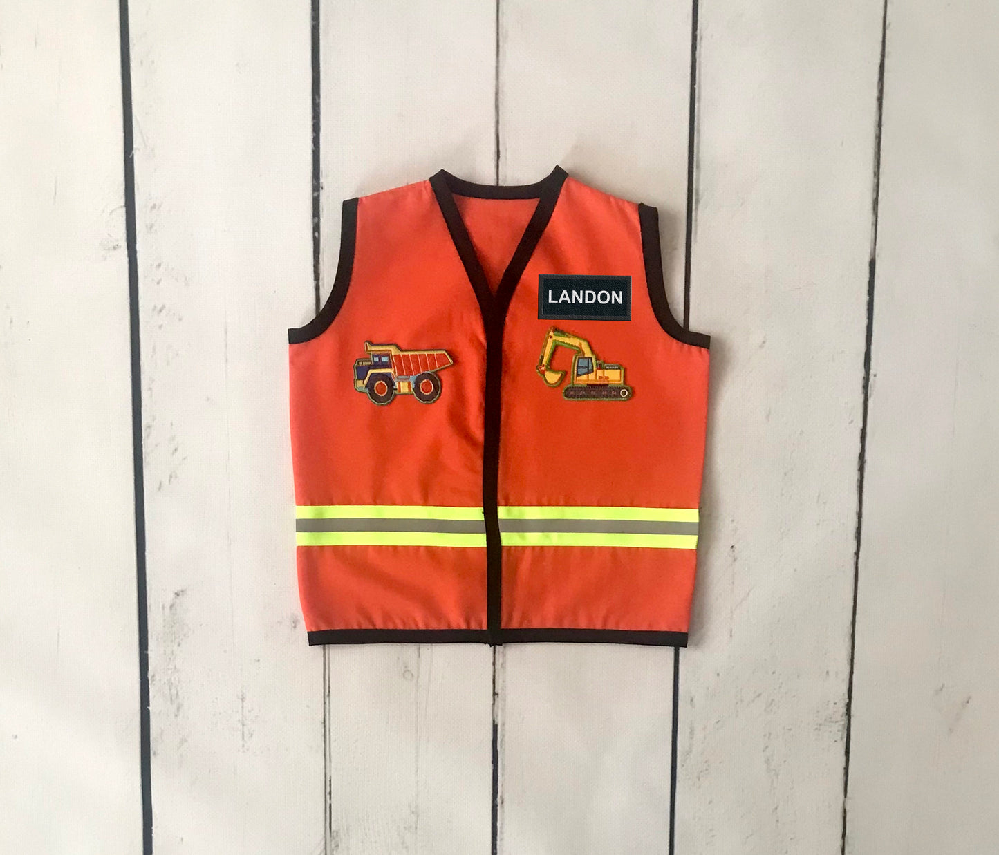 Custom Construction Safety Vest for Kids — set contents