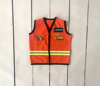 Custom Construction Safety Vest for Kids — set contents