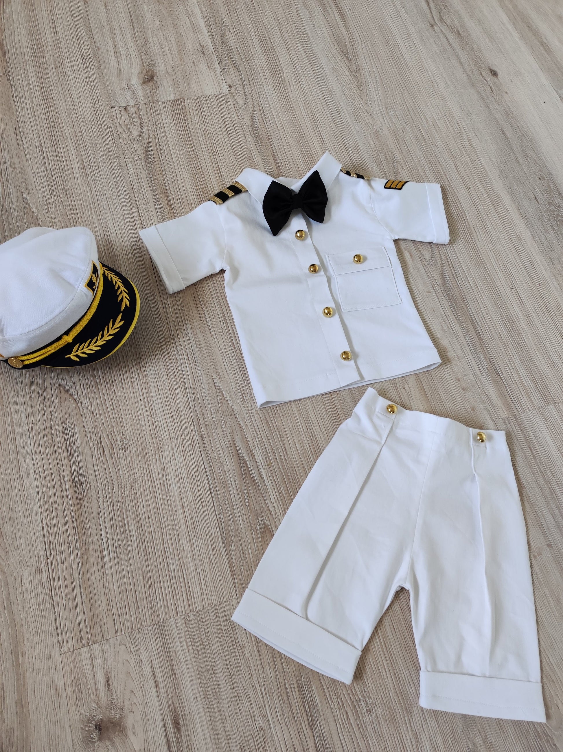Kids Sailor Costume — patch options