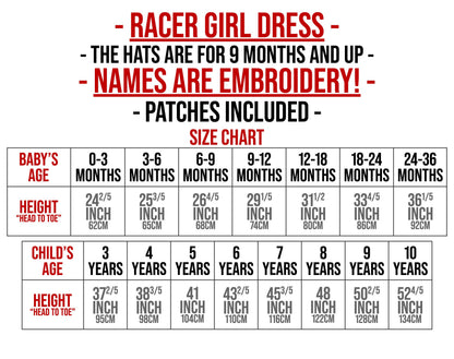 Personalized Race Car Mommy & Me Tutu Set
