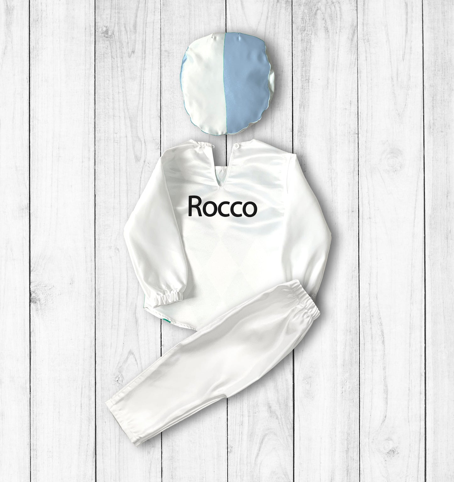 Kids Jockey Outfit — patch options
