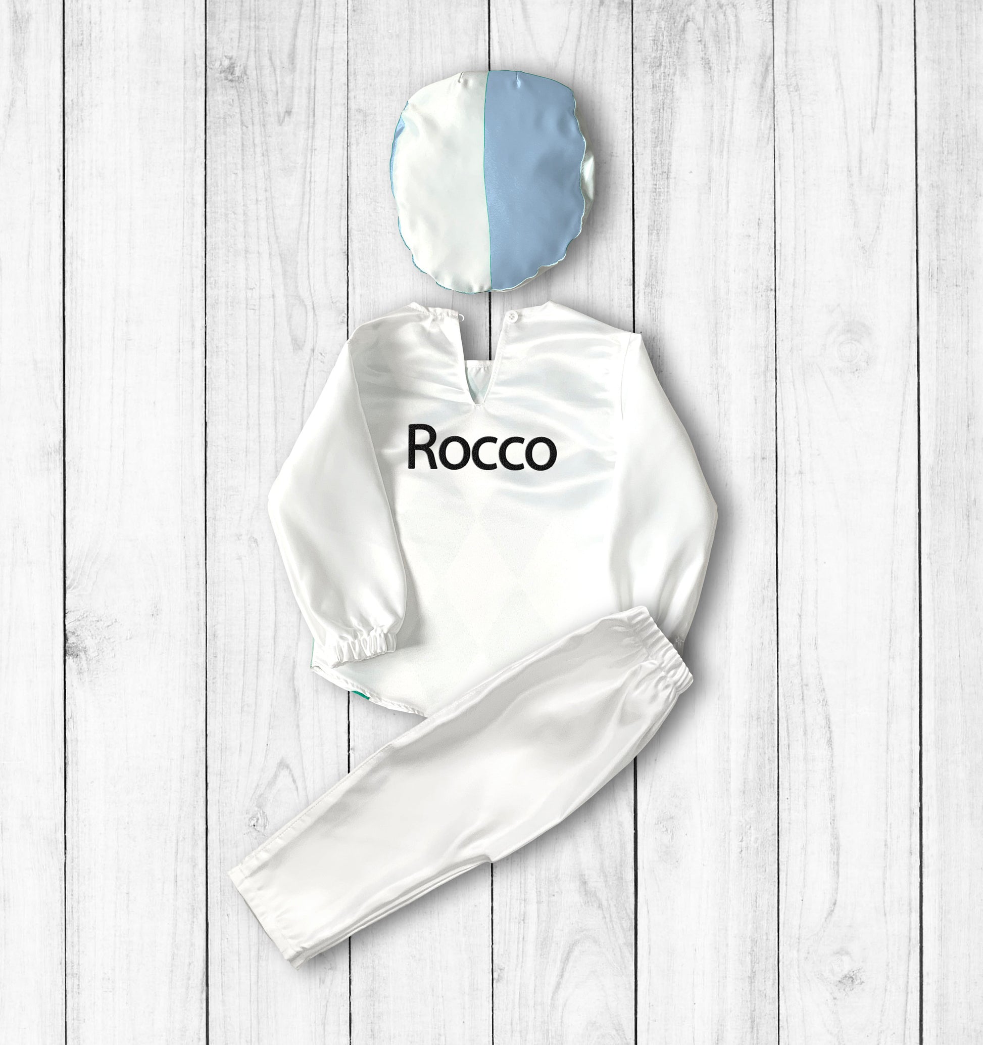 Kids Jockey Outfit — patch options
