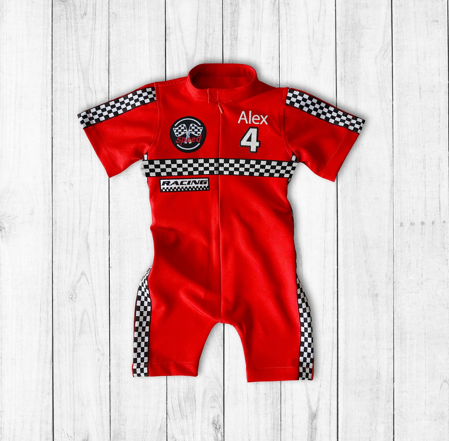 Personalized Adult Race Car Driver Costume