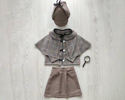 Kids Detective Costume — patch options