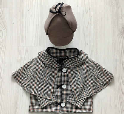 Kids Detective Costume — fabric detail