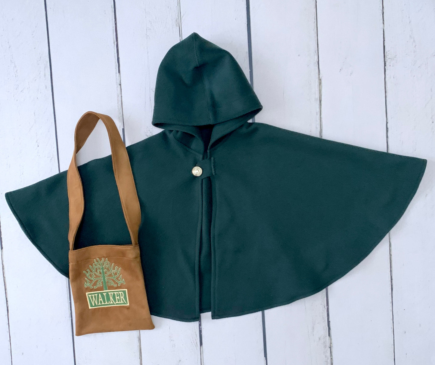 Kids Hooded Cloak Cape — size chart