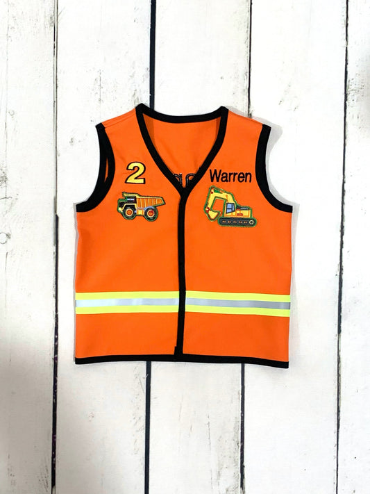 Custom Construction Safety Vest for Kids