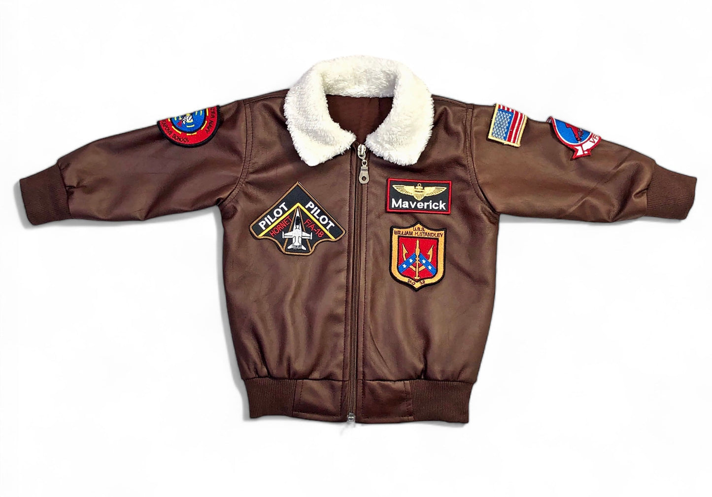 Kids Aviator Costume — patch options