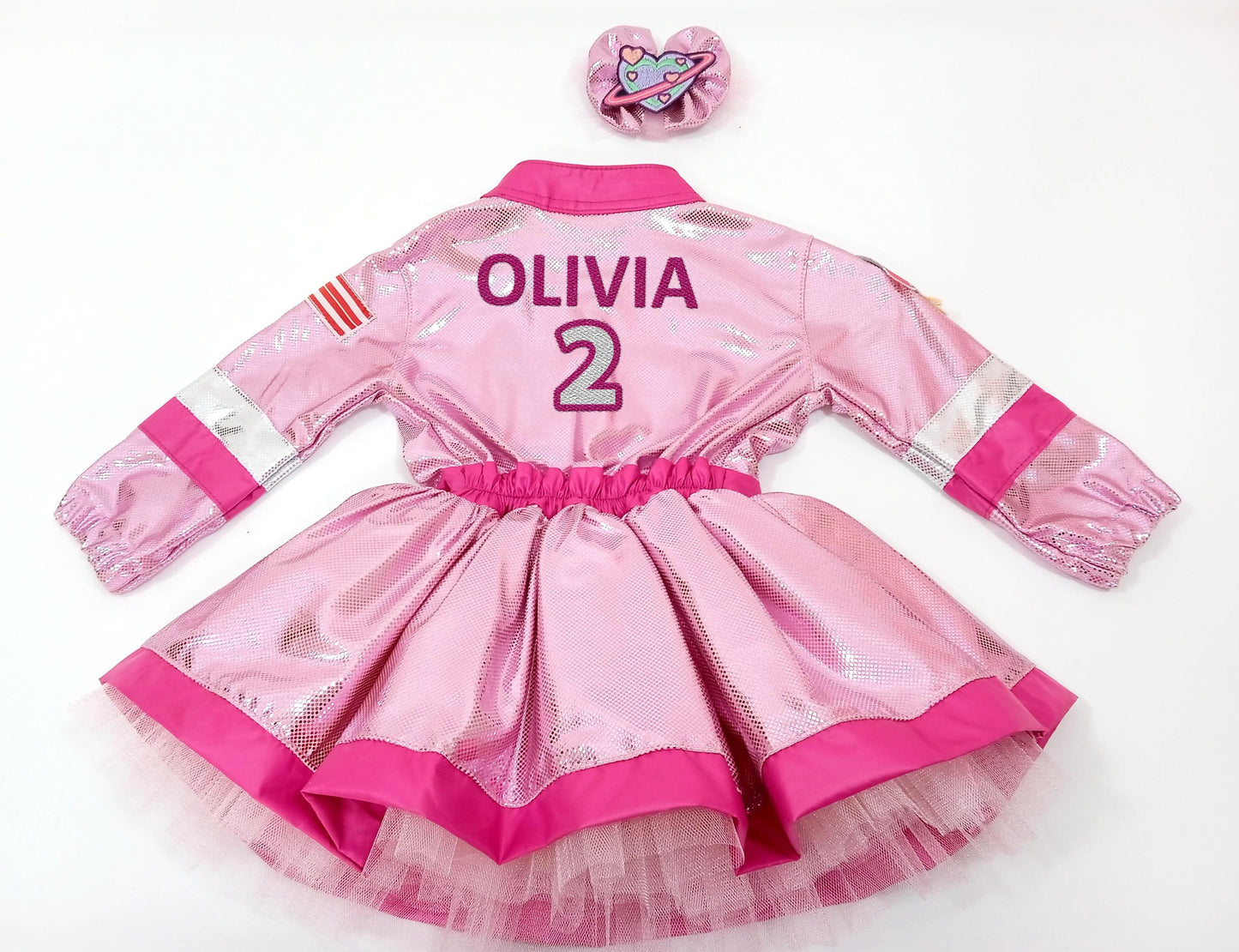 Space Tutu Dress for Girls — back view