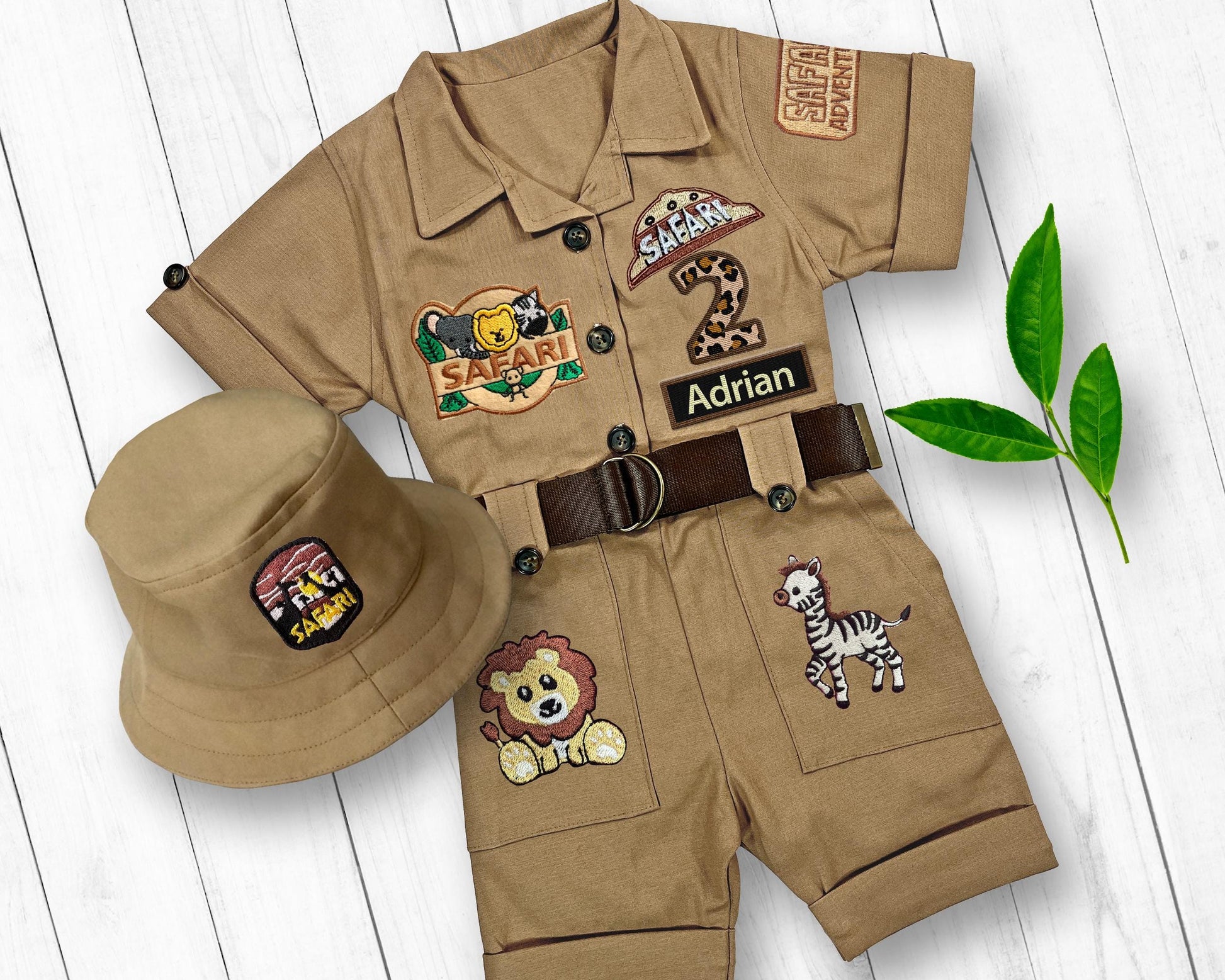 Personalized Safari Costume for Kids