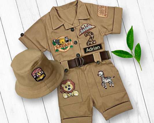 Personalized Safari Costume for Kids