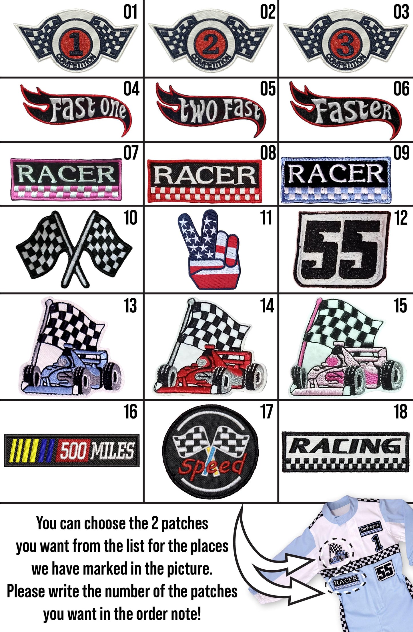 Personalized Race Car Driver Costume for Kids