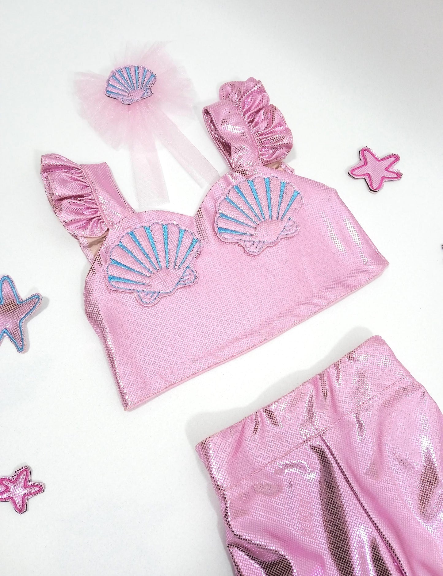 Personalized Mermaid Costume for Girls — model photo