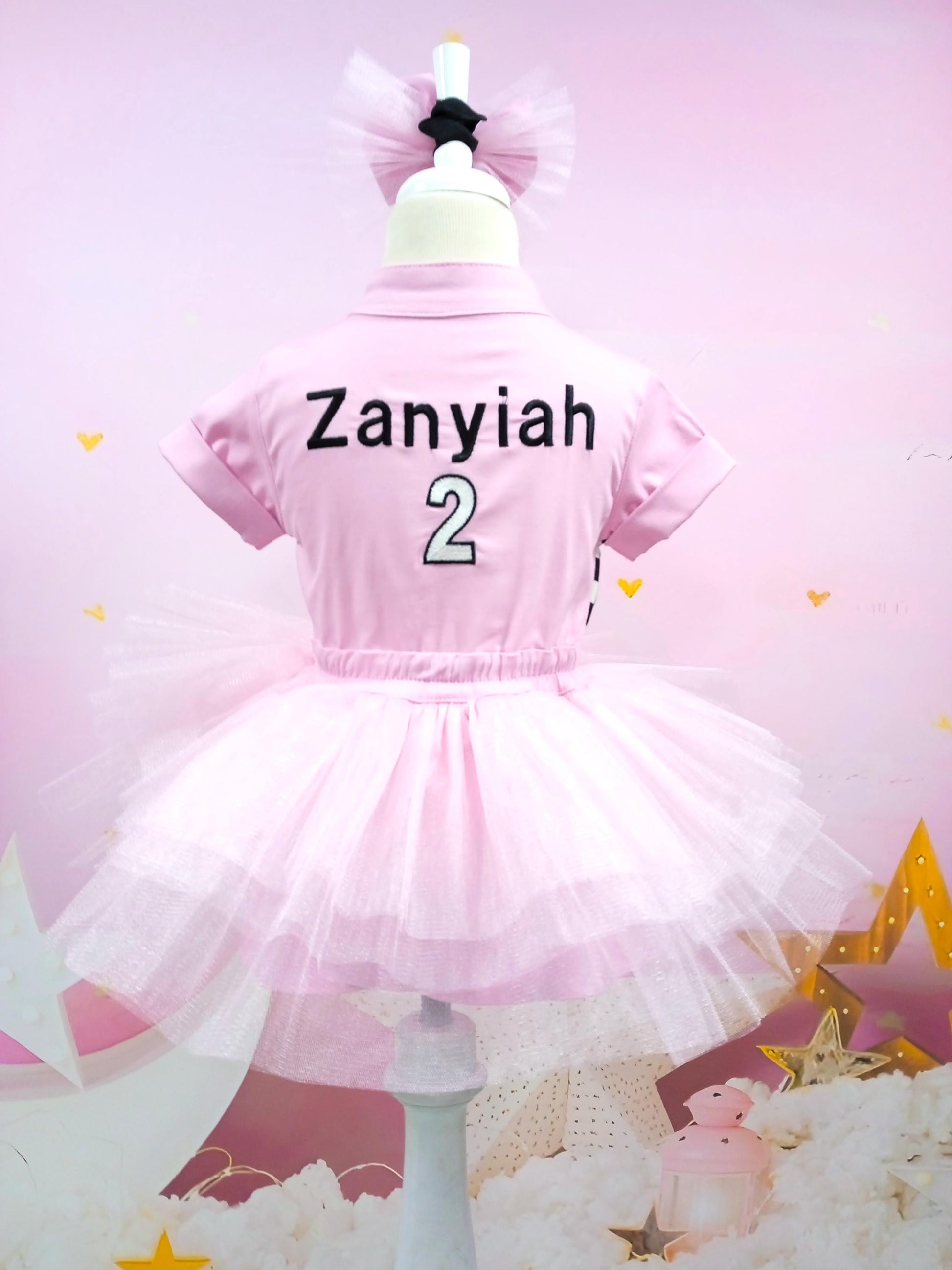 Personalized Race Car Tutu Dress for Girls