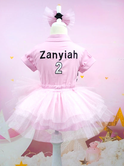 Personalized Race Car Tutu Dress for Girls