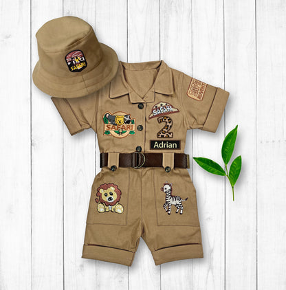 Personalized Safari Costume for Kids — detail