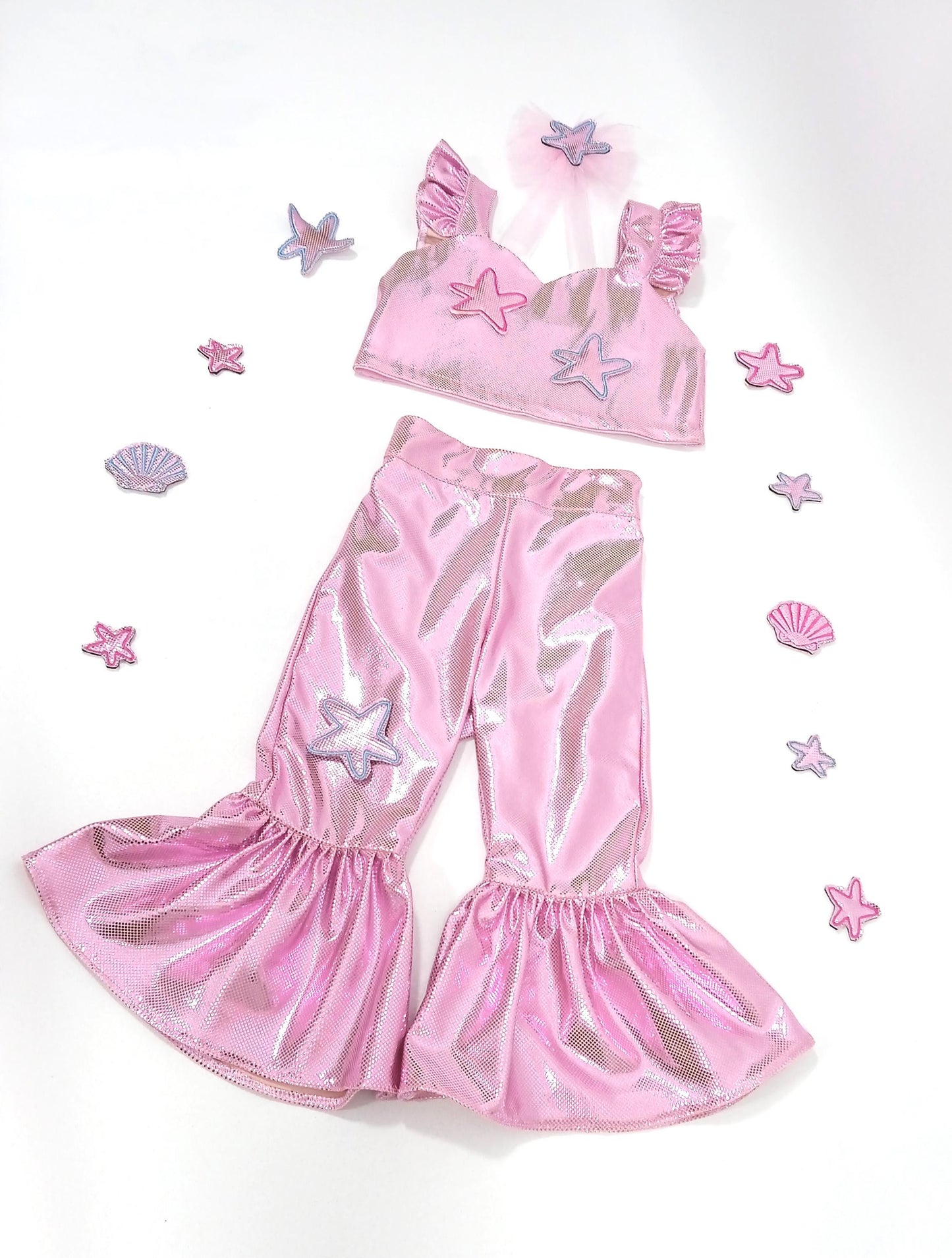 Personalized Mermaid Costume for Girls — set contents