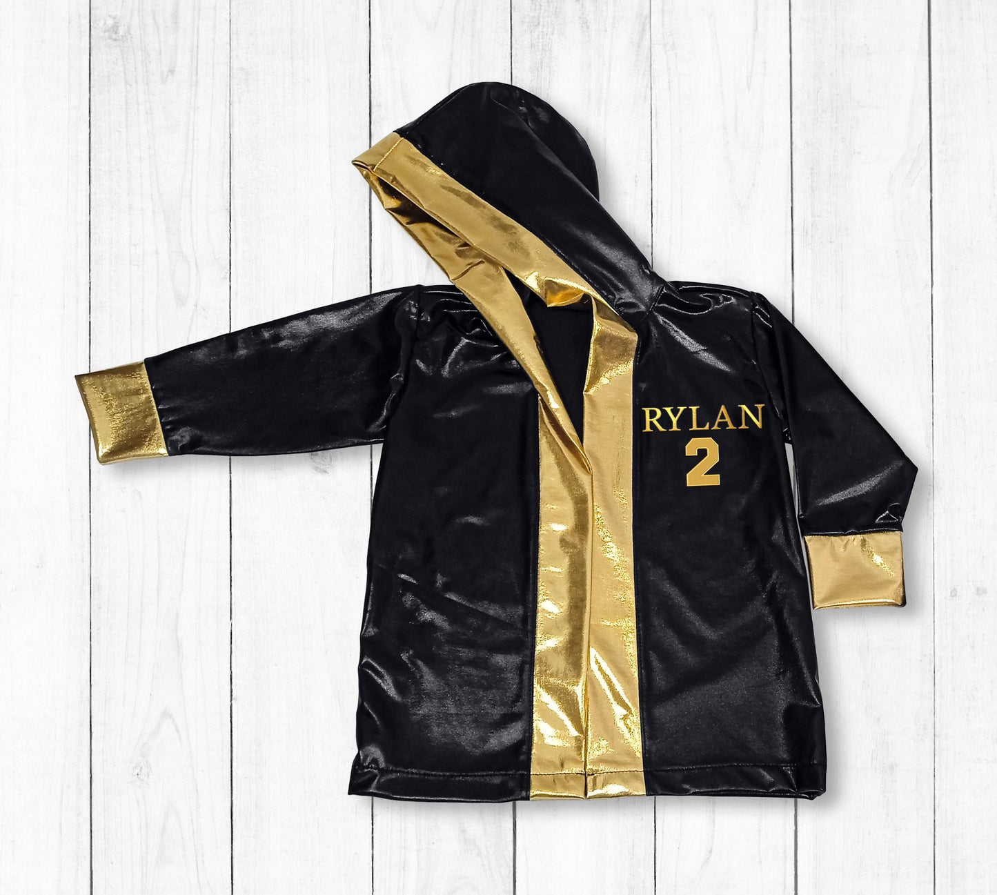 Personalized Baby Boxing Robe — color options