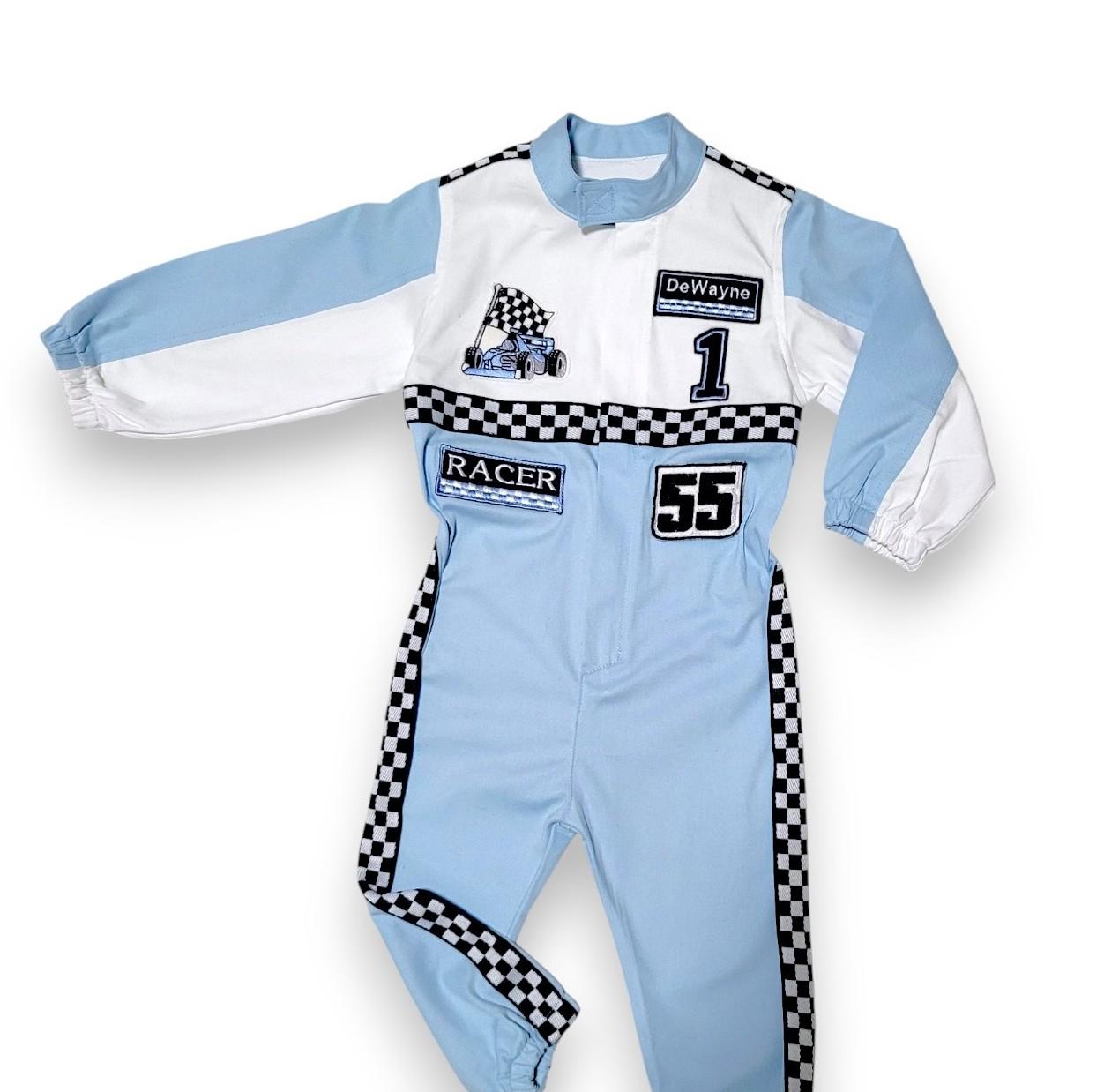 Personalized Race Car Driver Costume for Kids