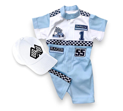 Personalized Race Car Driver Costume for Kids