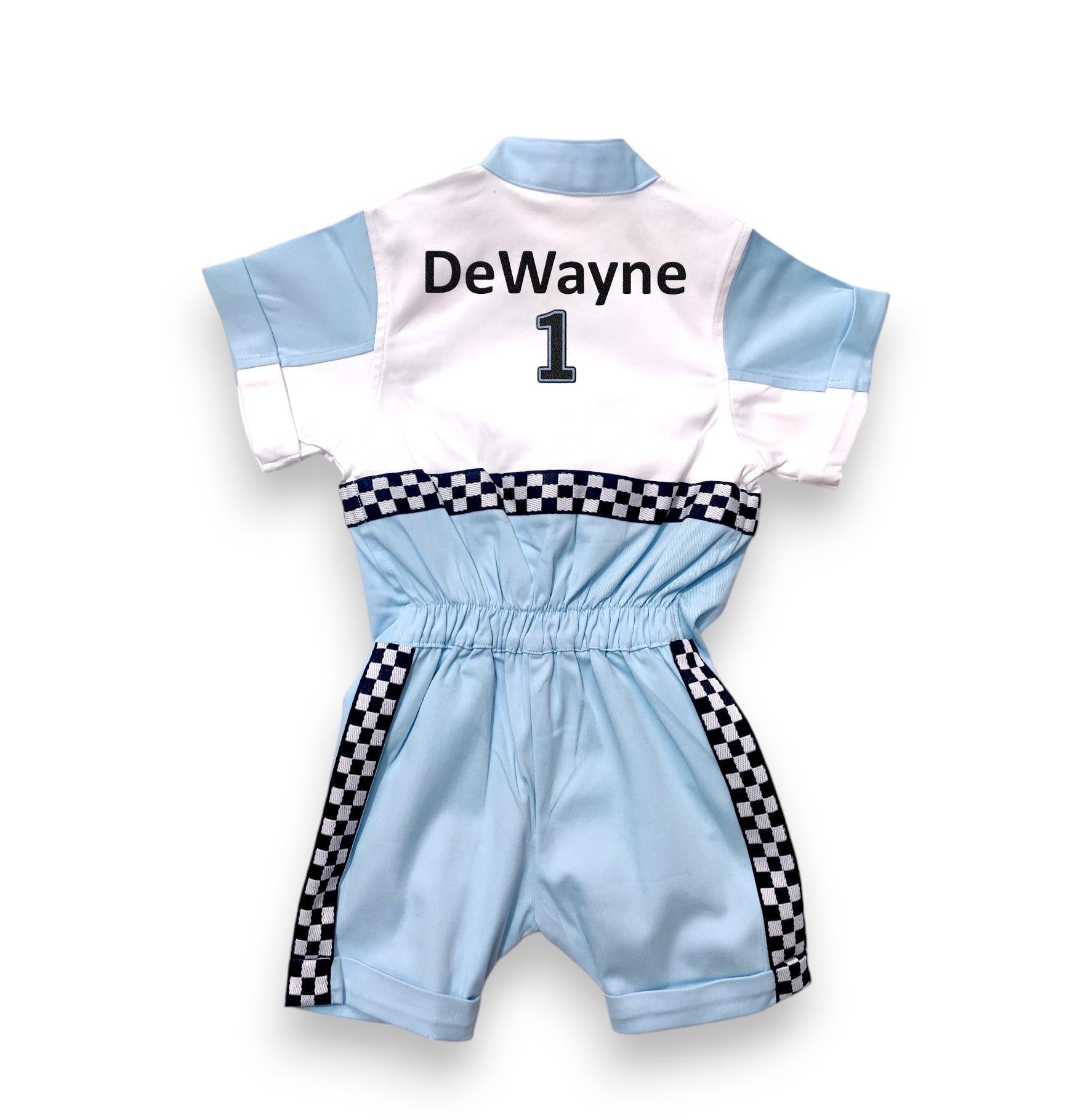 Personalized Race Car Driver Costume for Kids