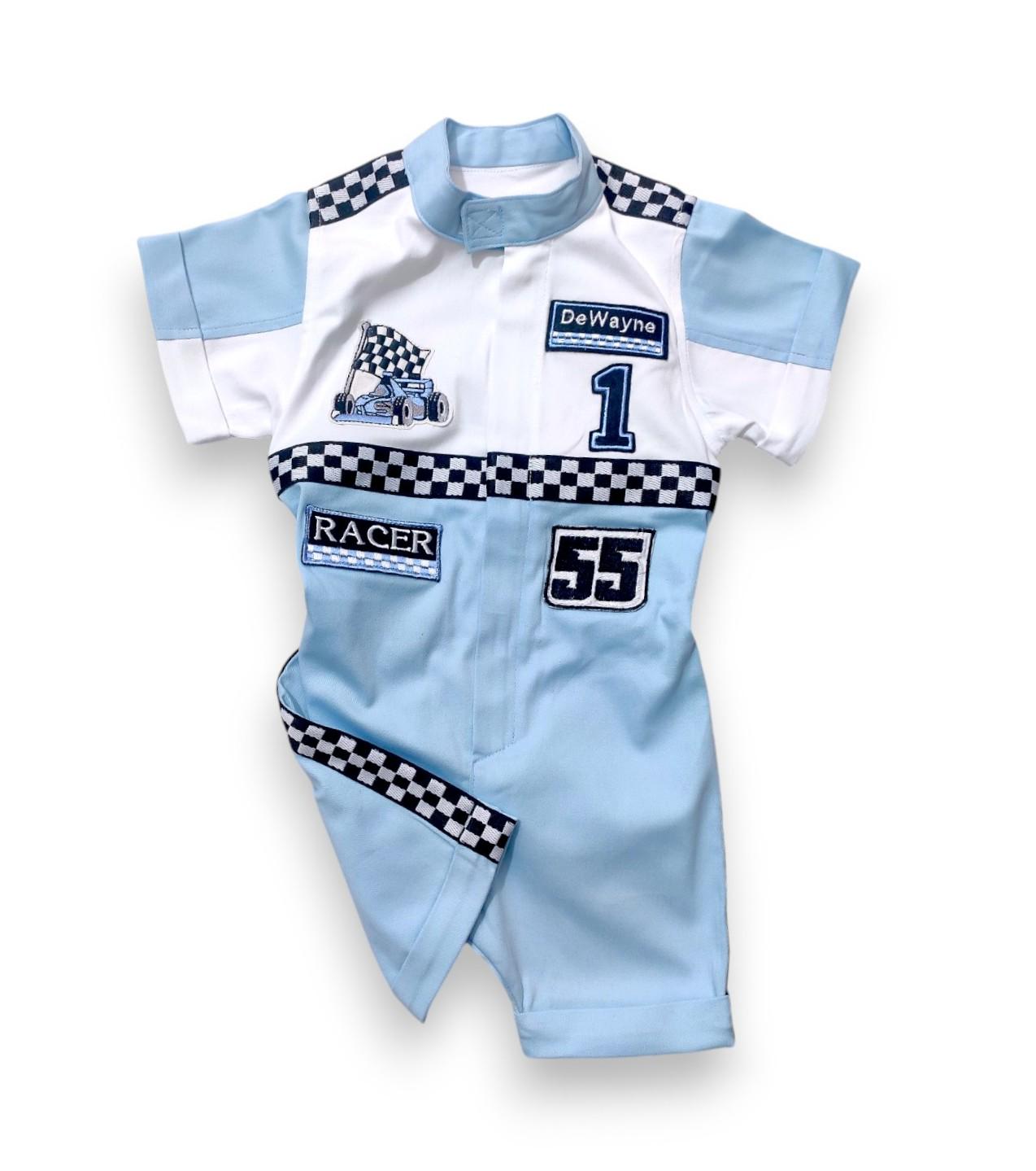 Personalized Race Car Driver Costume for Kids