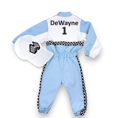 Personalized Race Car Driver Costume for Kids