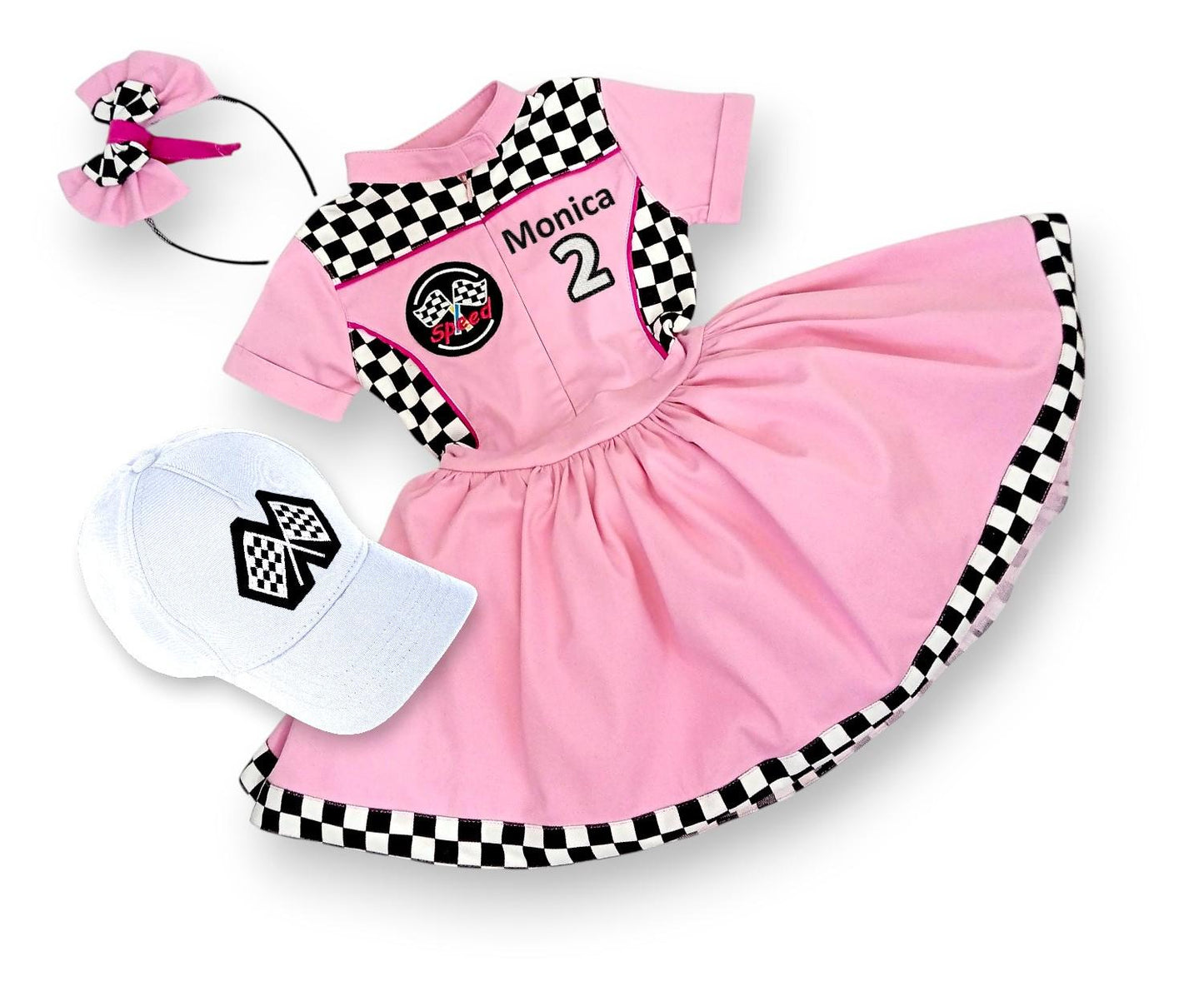 Personalized Race Car Mommy & Me Tutu Set