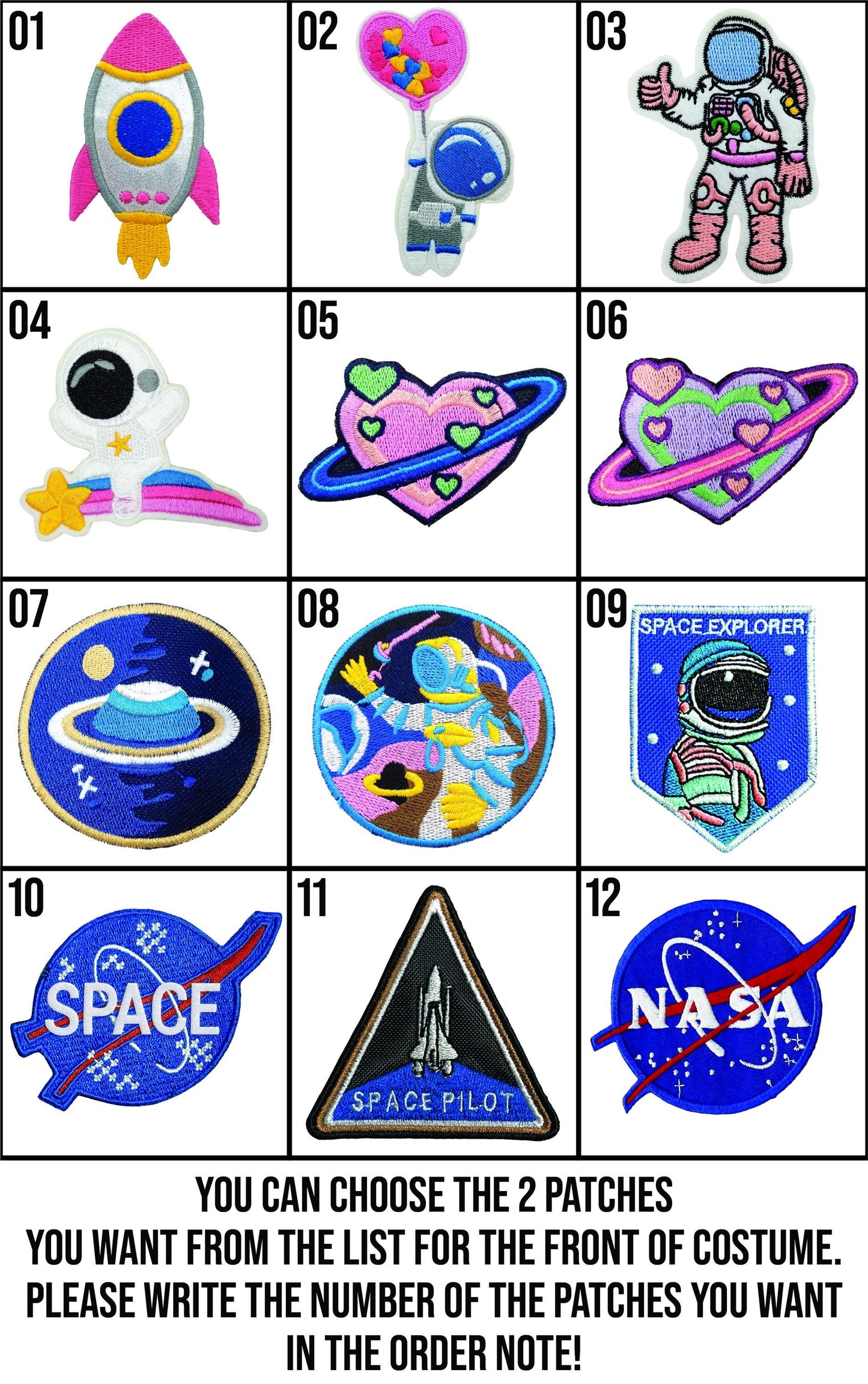 Personalized Astronaut Costume for Kids — front view