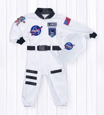 Personalized Astronaut Costume for Kids — size chart