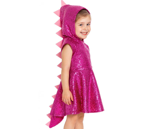 Pink Dinosaur Dragon Costume Dress