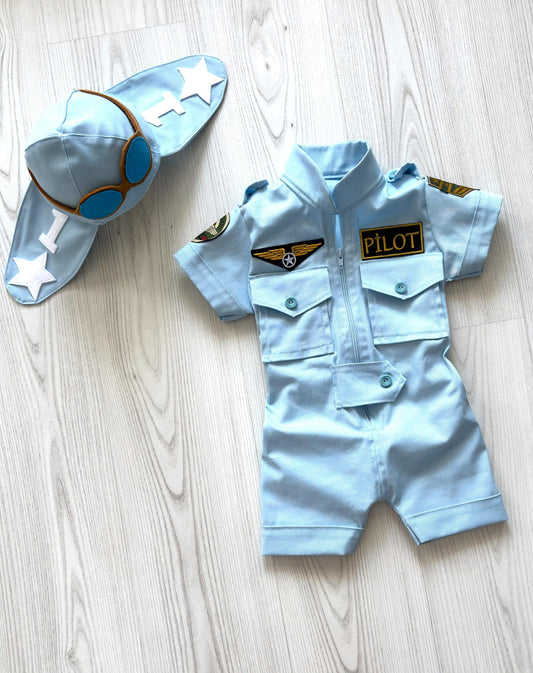 Personalized Air Force Pilot Costume Kids