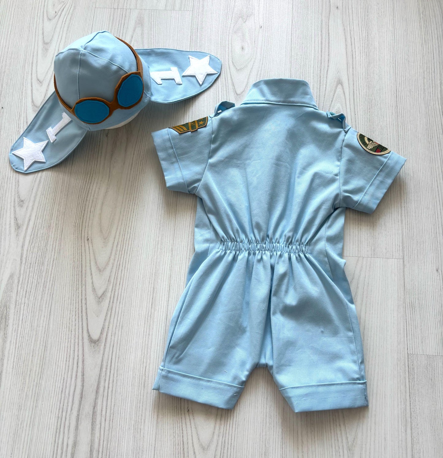 Personalized Air Force Pilot Costume Kids — detail
