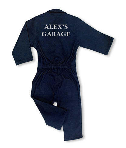 Personalized Mechanic Overalls for Kids — patch options