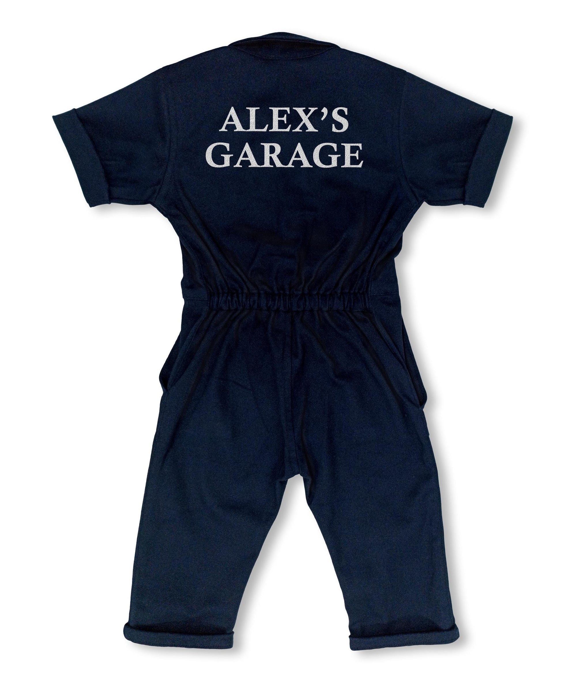 Personalized Mechanic Overalls for Kids — model photo