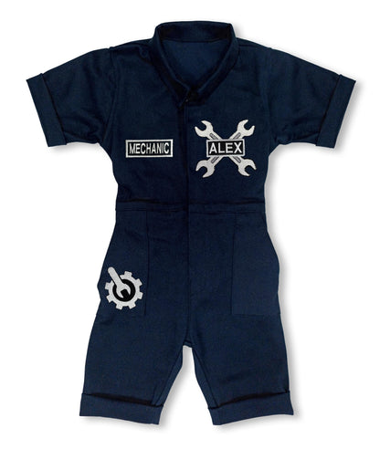 Personalized Mechanic Overalls for Kids — set contents