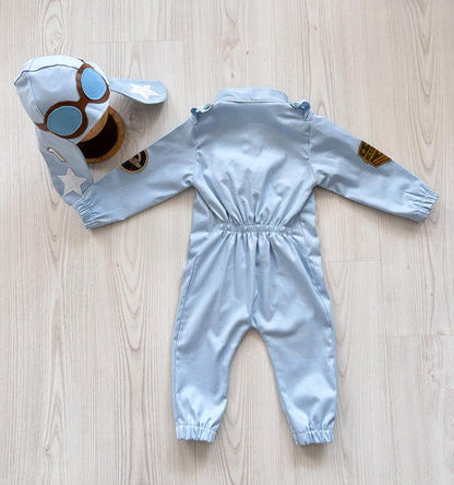 Personalized Air Force Pilot Costume Kids — model photo