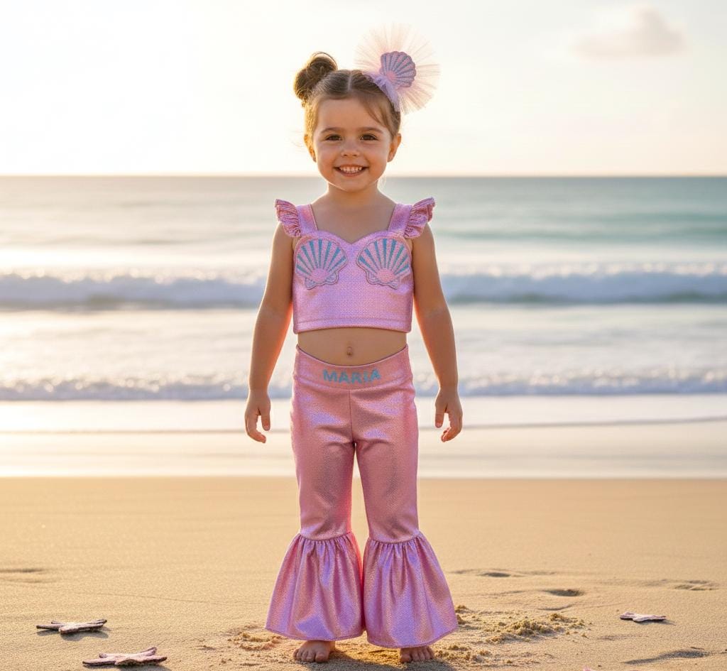 Personalized Mermaid Costume for Girls