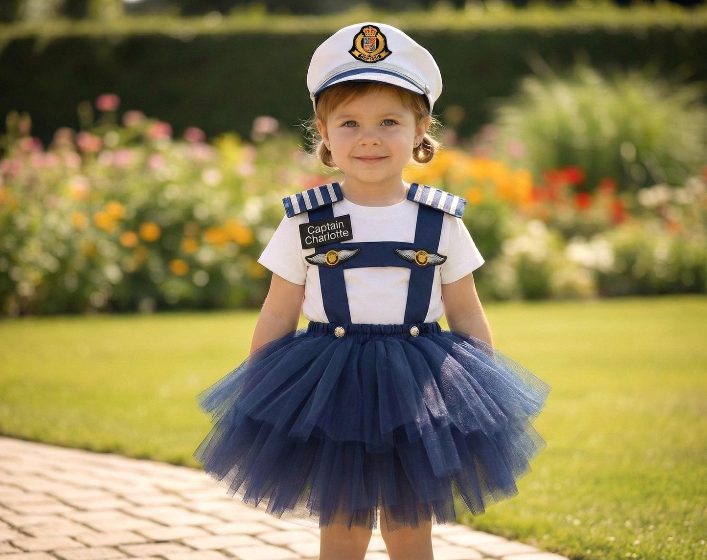 Pink Pilot Costume for Girls — detail