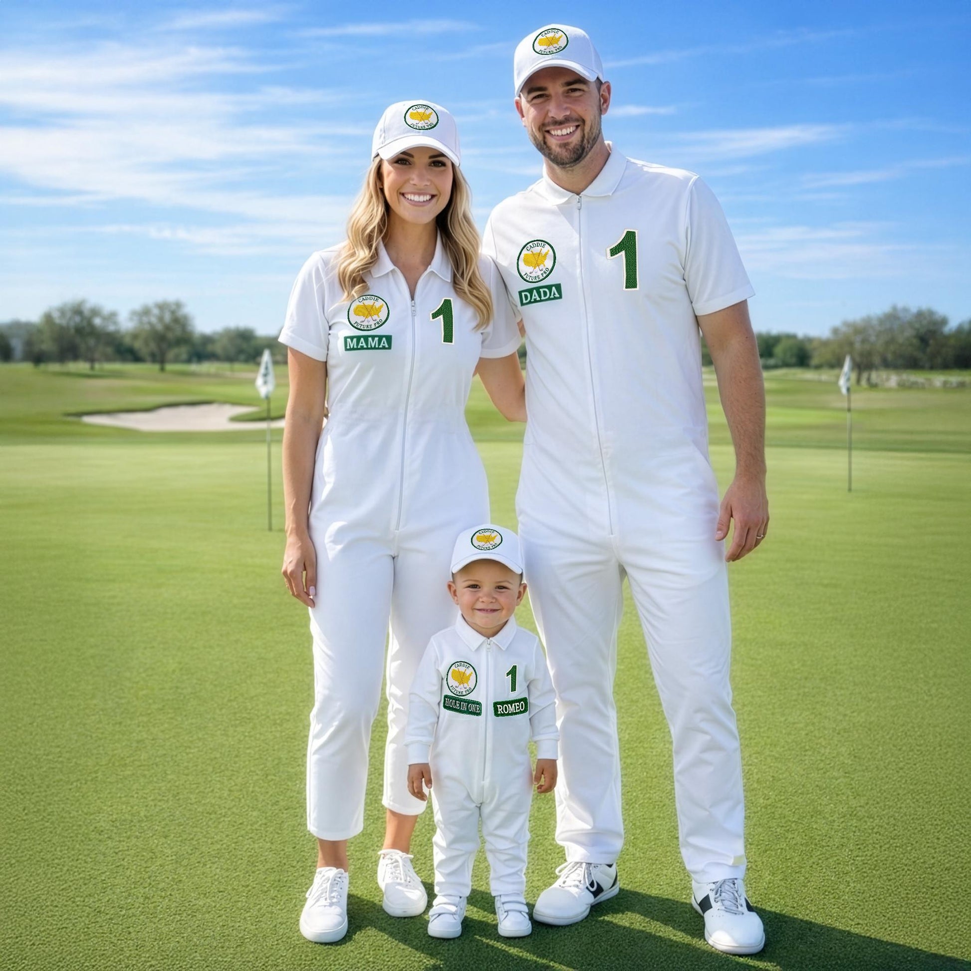 Matching Family Golf Caddie Jumpsuit Set