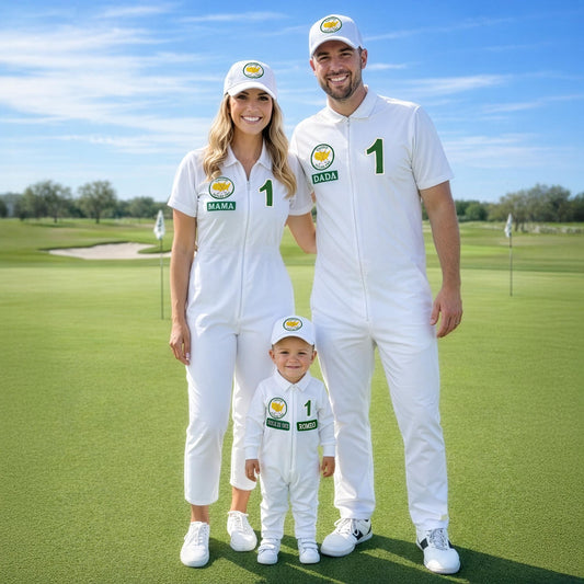 Matching Family Golf Caddie Jumpsuit Set