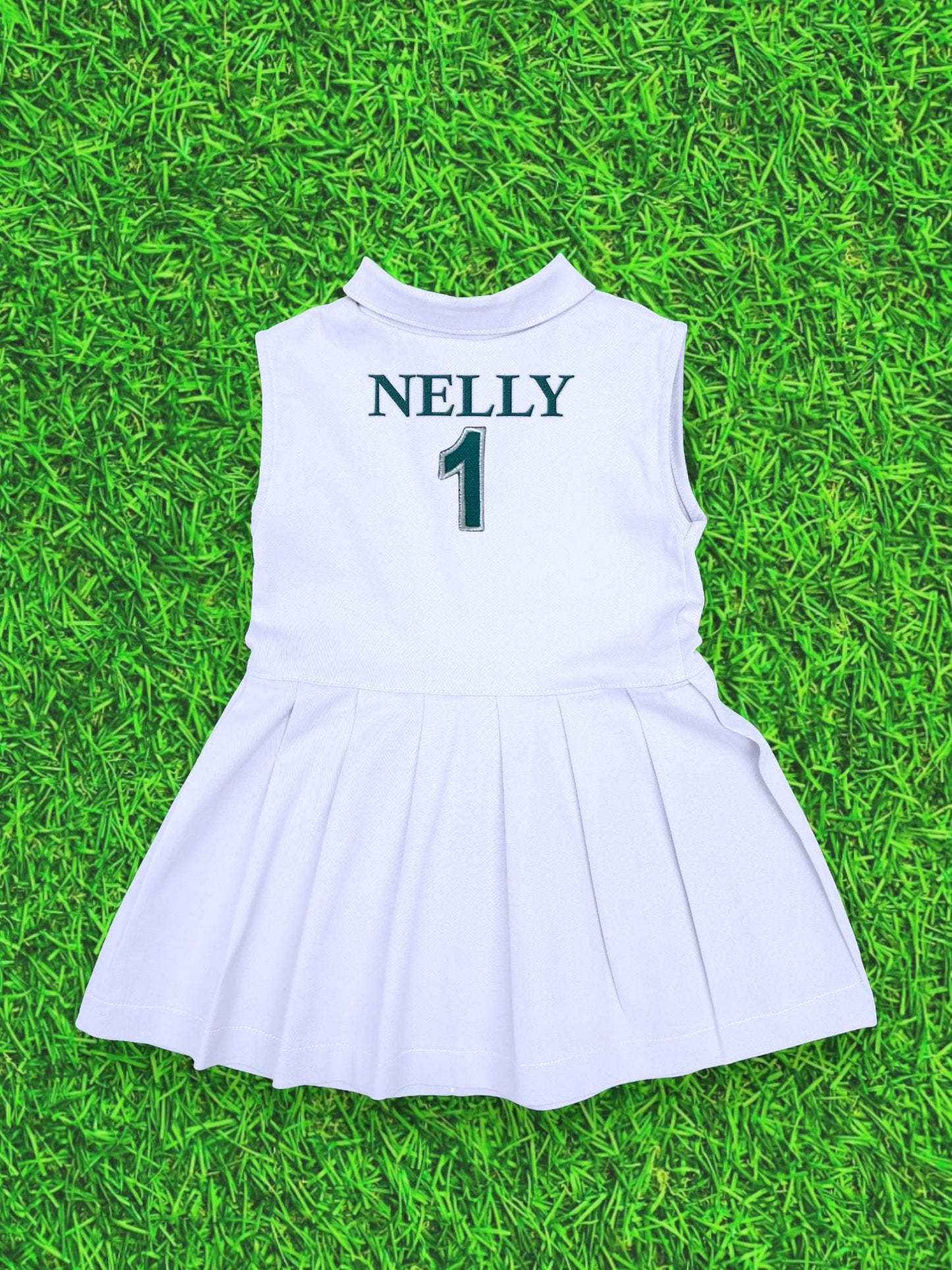 Personalized Golf Dress for Girls — back view