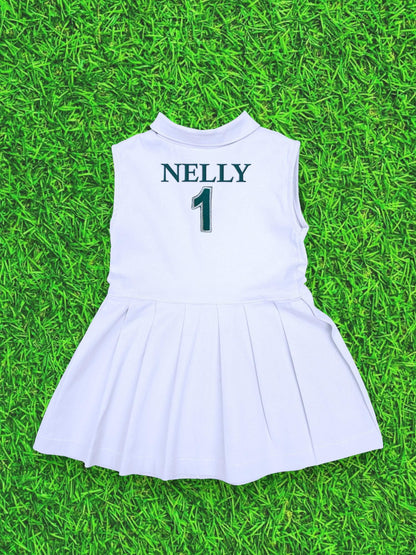 Personalized Golf Dress for Girls — back view