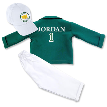 Kids Green Golf Jacket — size chart
