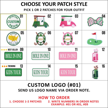 Personalized Golf Dress for Girls — front view