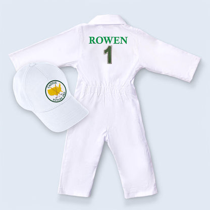 Personalized Golf Outfit for Kids — back view